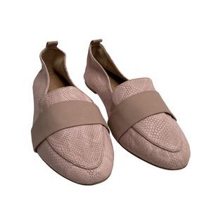 Ugg Jonette Embossed Leather Loafer Flats Blush Pink Women’s Size 7M NWOT